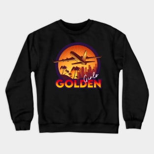 Retro Circle Golden Girls Crewneck Sweatshirt